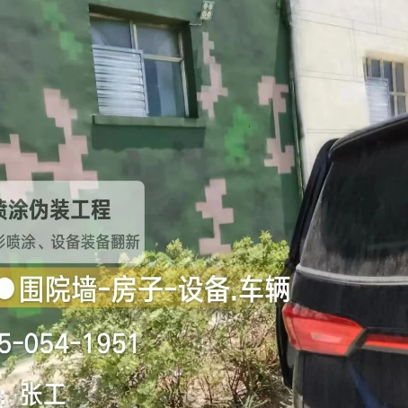 阜阳数码迷彩漆施工